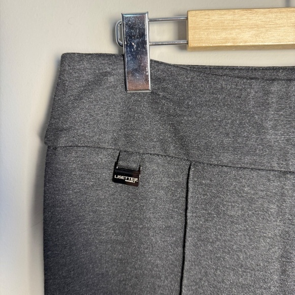 Lisette L Montreal Womens NEW Pull-On Slim Leg Casual Dress Pant Charcoal Gray 6 - Picture 2 of 13